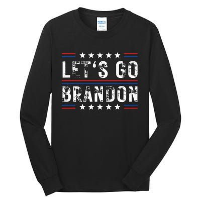 Lets Go Brandon Tee Funny Trendy Sarcastic Lets Go Brandon Tall Long Sleeve T-Shirt