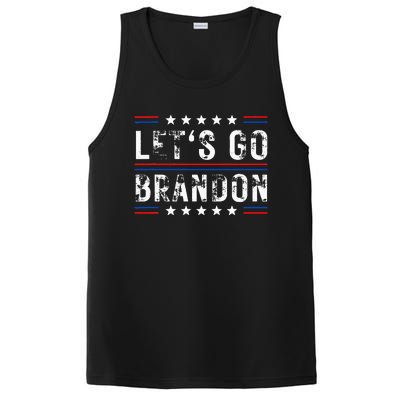 Lets Go Brandon Tee Funny Trendy Sarcastic Lets Go Brandon PosiCharge Competitor Tank