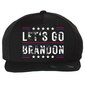 Lets Go Brandon Tee Funny Trendy Sarcastic Lets Go Brandon Wool Snapback Cap