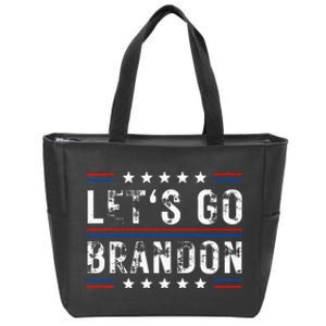 Lets Go Brandon Tee Funny Trendy Sarcastic Lets Go Brandon Zip Tote Bag