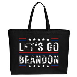 Lets Go Brandon Tee Funny Trendy Sarcastic Lets Go Brandon Cotton Canvas Jumbo Tote