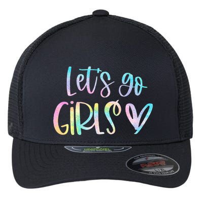 Lets Go Bachelorette Party Bridal Bride Trip Flexfit Unipanel Trucker Cap