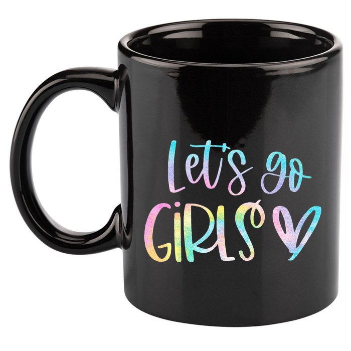 Lets Go Bachelorette Party Bridal Bride Trip 11oz C Handle Ceramic Mug