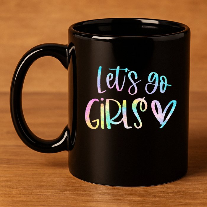 Lets Go Bachelorette Party Bridal Bride Trip 11oz C Handle Ceramic Mug