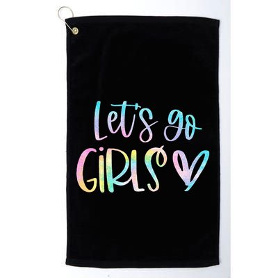 Lets Go Bachelorette Party Bridal Bride Trip Golf Towel