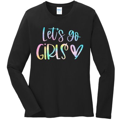 Lets Go Bachelorette Party Bridal Bride Trip Ladies Long Sleeve Shirt