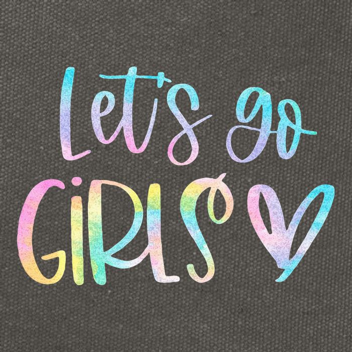 Lets Go Bachelorette Party Bridal Bride Trip Cotton Canvas Backpack