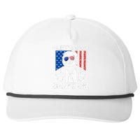 Lets Go Brandon Trump Middle Finger Flag Snapback Five-Panel Rope Hat