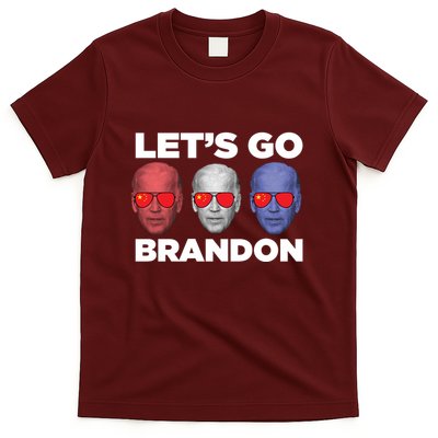 Let's Go Brandon 3 Faces T-Shirt
