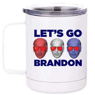 Let's Go Brandon 3 Faces 12 oz Stainless Steel Tumbler Cup