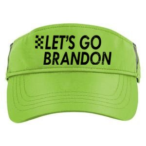 Let's Go Brandon Racing Flag Biden Chant Adult Drive Performance Visor