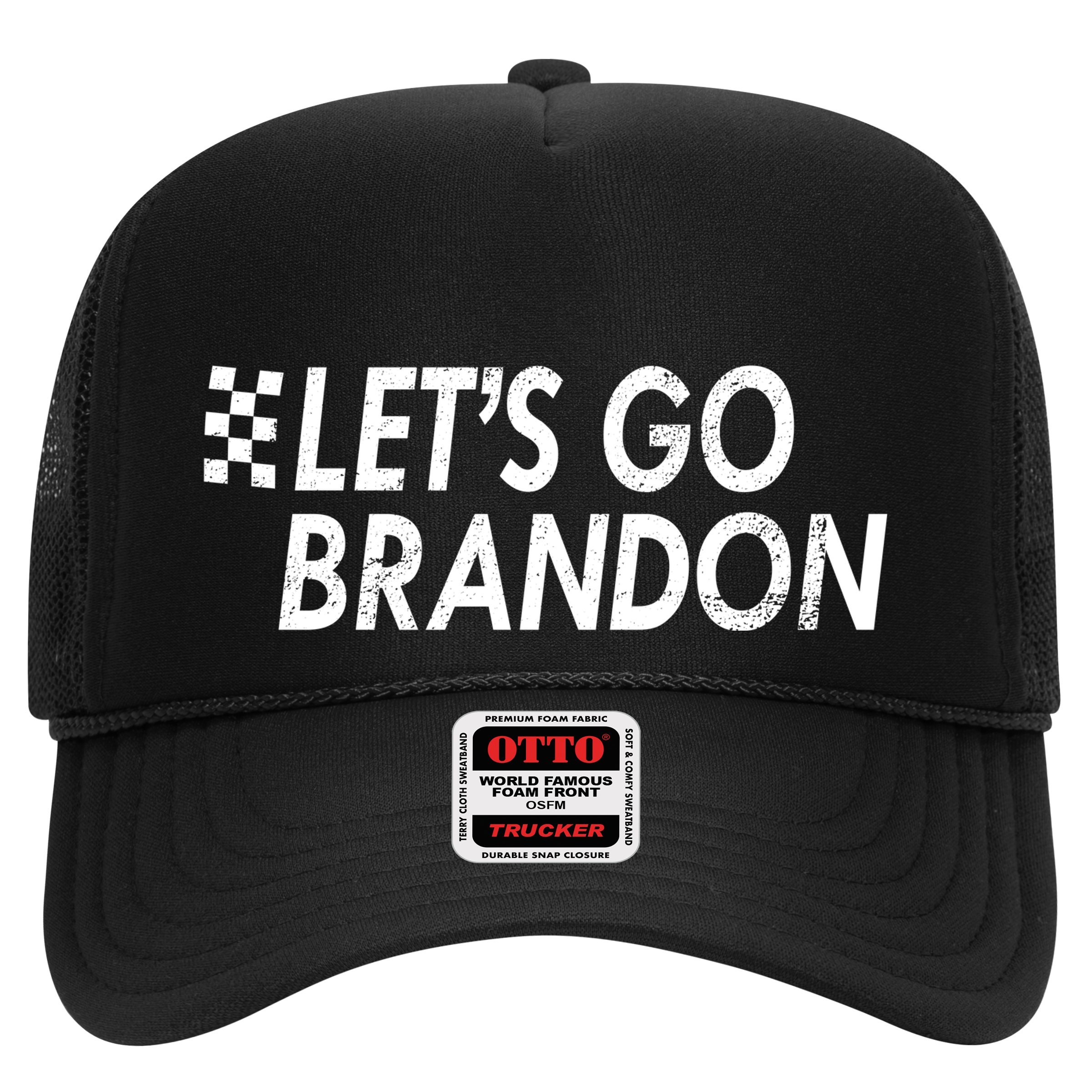 Let's Go Brandon Racing Flag Biden Chant Hat