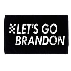 Let's Go Brandon Racing Flag Biden Chant Microfiber Hand Towel