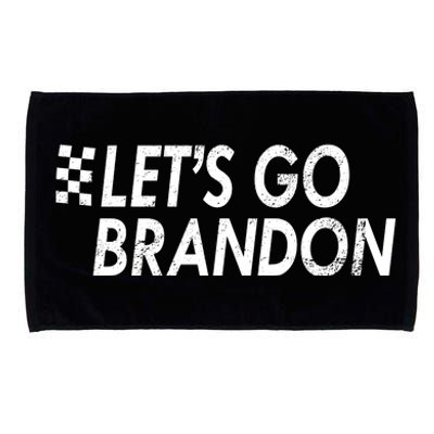 Let's Go Brandon Racing Flag Biden Chant Microfiber Hand Towel