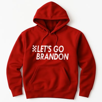 Let's Go Brandon Racing Flag Biden Chant Hoodie