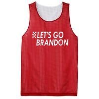 Let's Go Brandon Racing Flag Biden Chant Mesh Reversible Basketball Jersey Tank