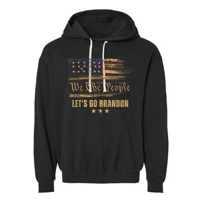 Let's Go Brandon - Let's Go 2024 We The People Garment-Dyed Fleece Hoodie
