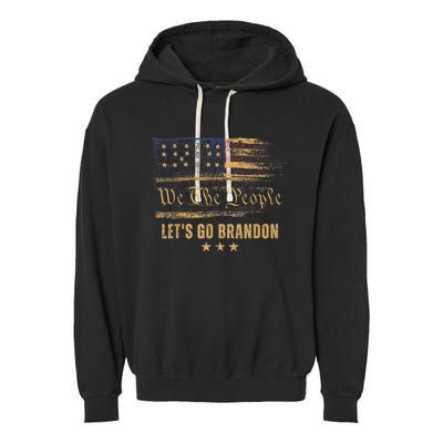 Let's Go Brandon - Let's Go 2024 We The People Garment-Dyed Fleece Hoodie