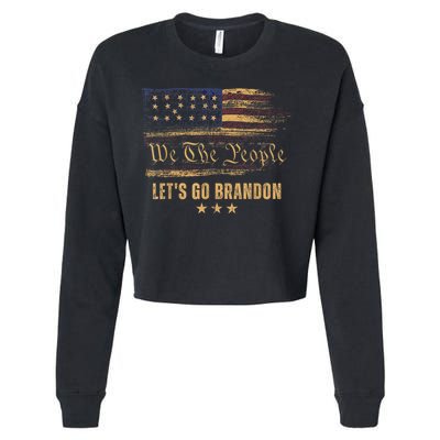 Let's Go Brandon - Let's Go 2024 We The People Cropped Pullover Crew