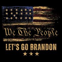Let's Go Brandon - Let's Go 2024 We The People Cropped Pullover Crew