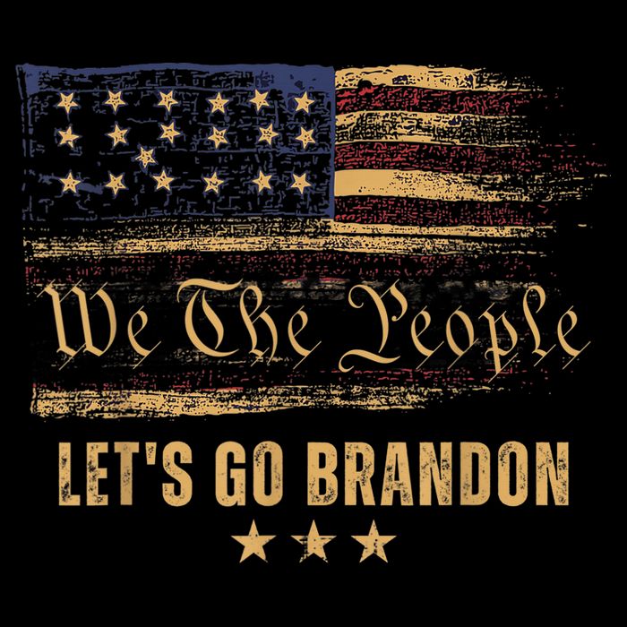 Let's Go Brandon - Let's Go 2024 We The People Cropped Pullover Crew