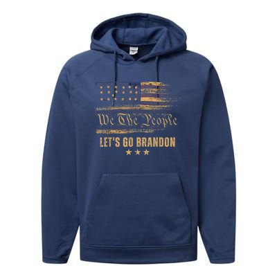 Let's Go Brandon - Let's Go 2024 We The People Performance Fleece Hoodie