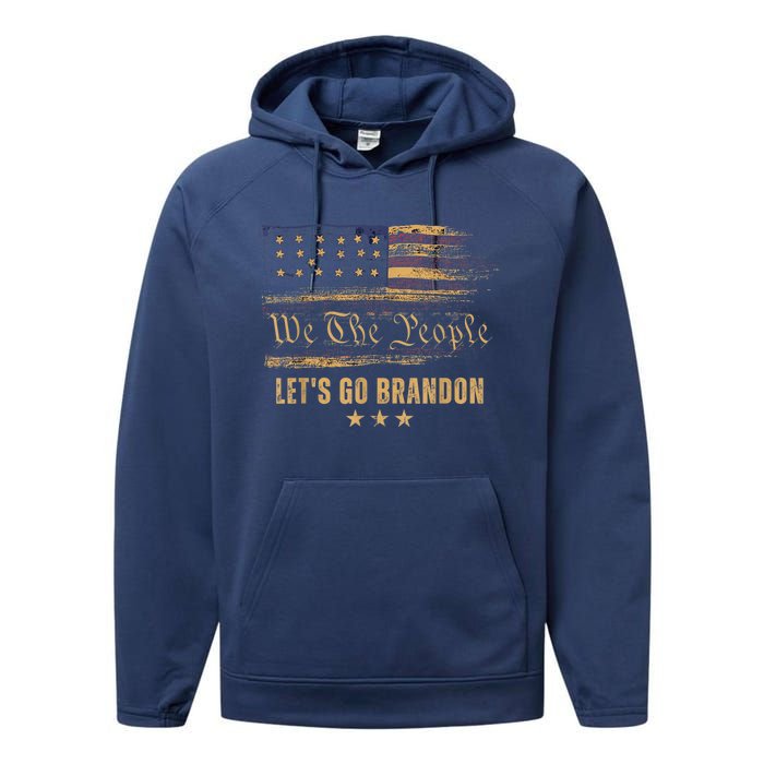 Let's Go Brandon - Let's Go 2024 We The People Performance Fleece Hoodie