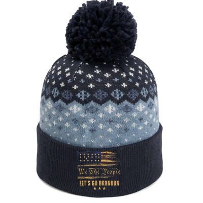 Let's Go Brandon - Let's Go 2024 We The People The Baniff Cuffed Pom Beanie