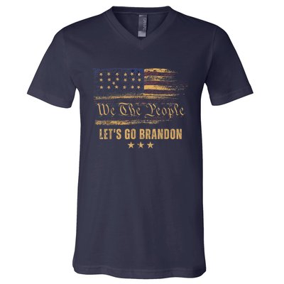 Let's Go Brandon - Let's Go 2024 We The People V-Neck T-Shirt