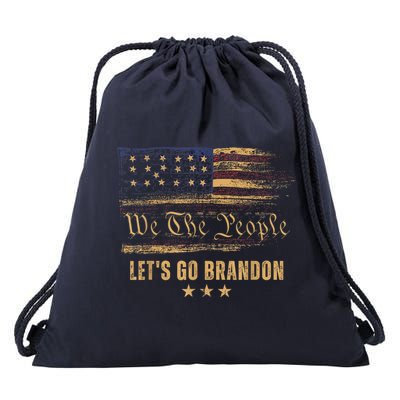 Let's Go Brandon - Let's Go 2024 We The People Drawstring Bag
