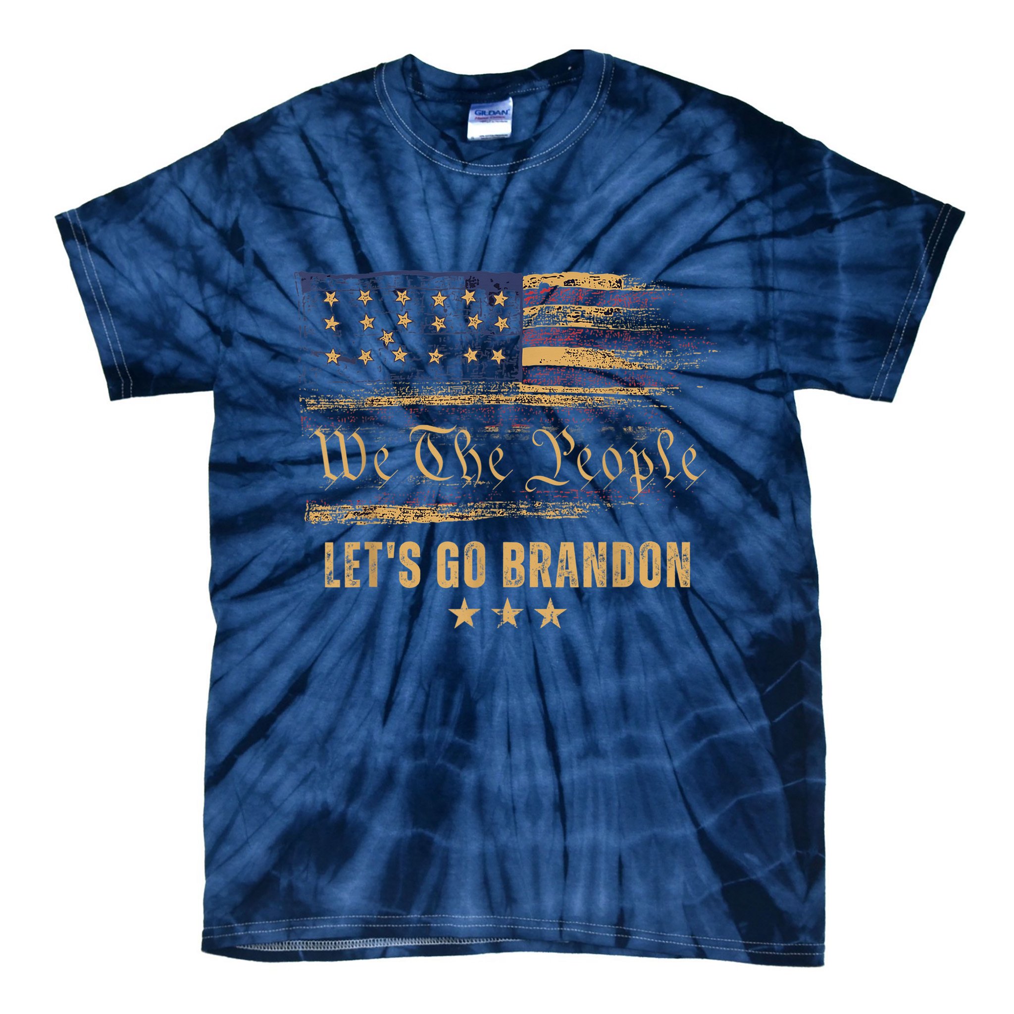Let's Go Brandon - Let's Go 2024 We The People Tie-Dye T-Shirt