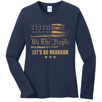 Let's Go Brandon - Let's Go 2024 We The People Ladies Long Sleeve Shirt