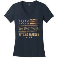 Let's Go Brandon - Let's Go 2024 We The People Women's V-Neck T-Shirt