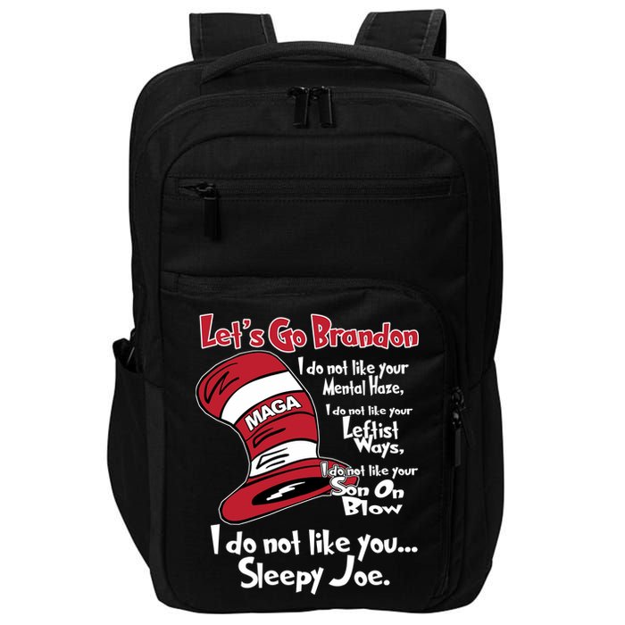 Lets Go Brandon Funny Maga Impact Tech Backpack