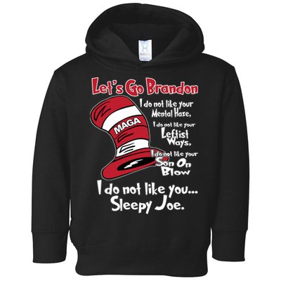 Lets Go Brandon Funny Maga Toddler Hoodie