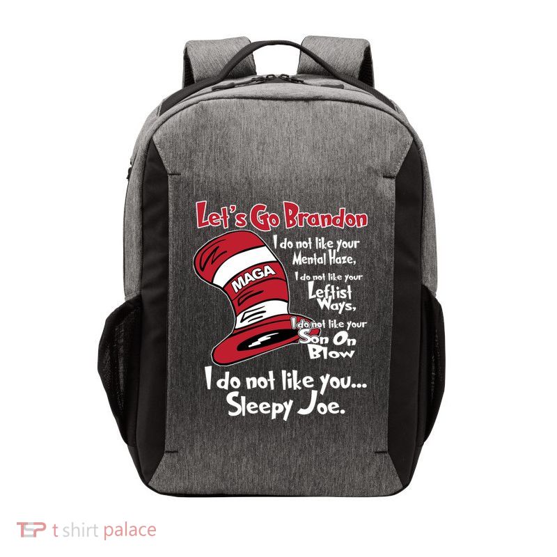 Lets Go Brandon Funny Maga Vector Backpack