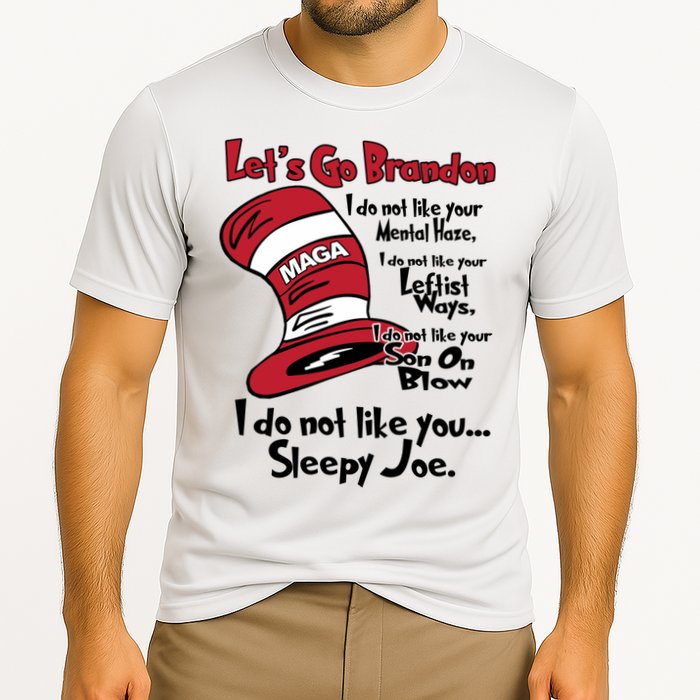 Lets Go Brandon Funny Maga Performance Shirt