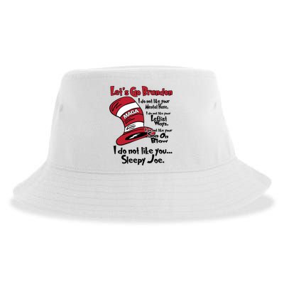 Lets Go Brandon Funny Maga Sustainable Bucket Hat