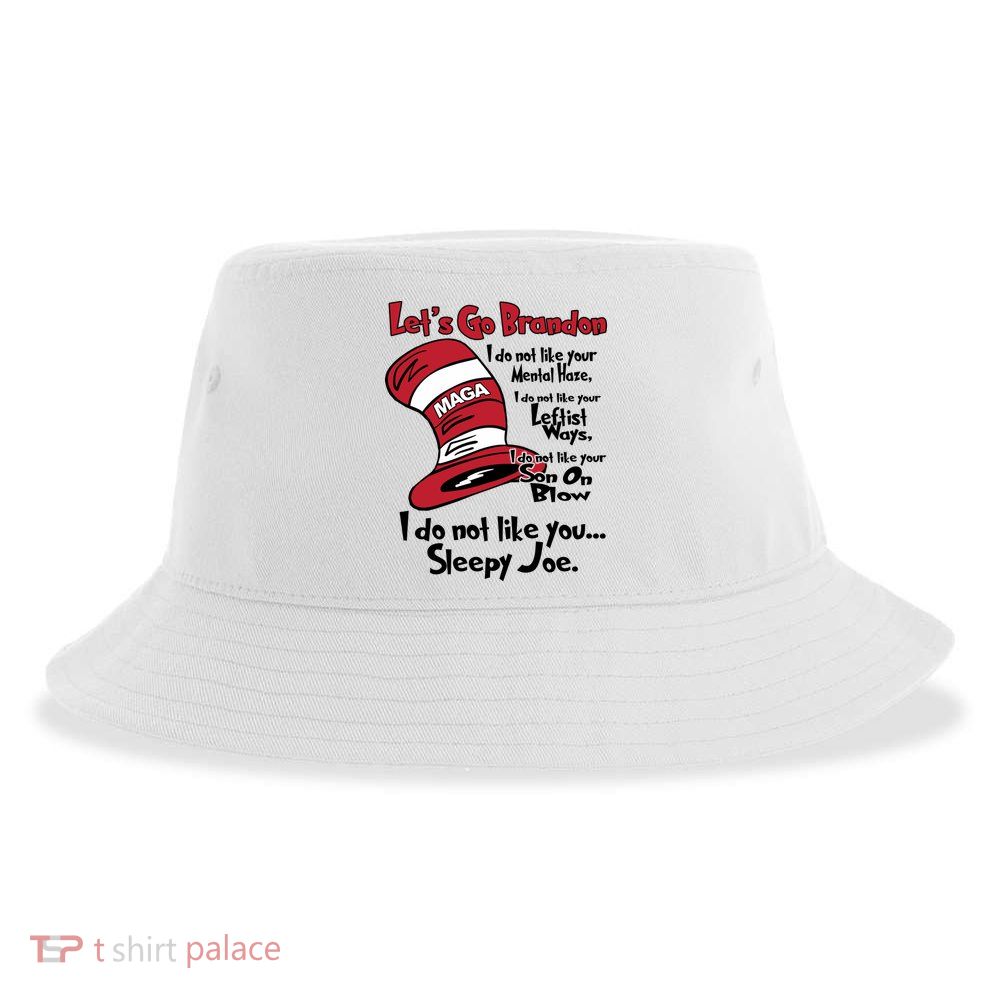 Lets Go Brandon Funny Maga Sustainable Bucket Hat