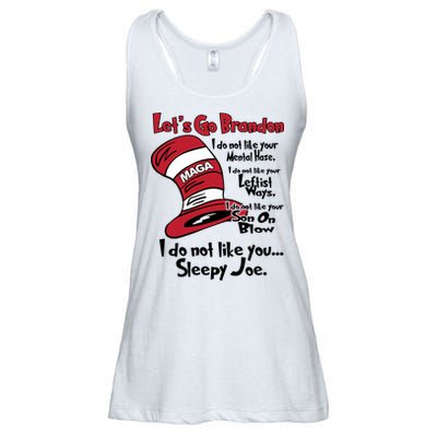 Lets Go Brandon Funny Maga Ladies Essential Flowy Tank