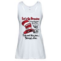 Lets Go Brandon Cat In The Hat Funny Maga Ladies Essential Flowy Tank