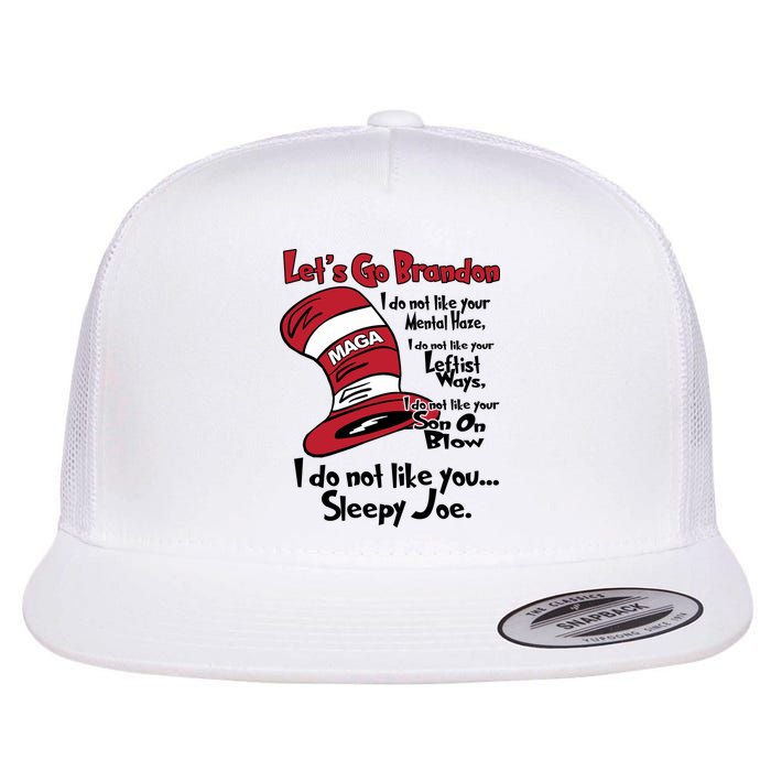 Lets Go Brandon Funny Maga Flatbill Hat