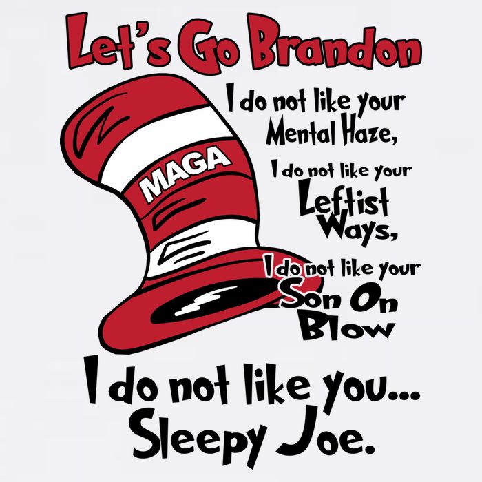 Lets Go Brandon Funny Maga Flatbill Hat