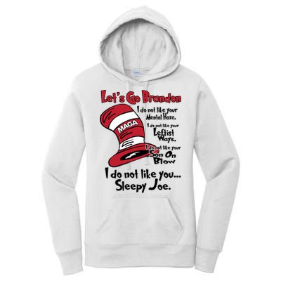 Lets Go Brandon Funny Maga Women's Pullover Hoodie