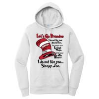 Lets Go Brandon Cat In The Hat Funny Maga Women's Pullover Hoodie