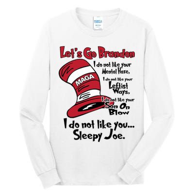 Lets Go Brandon Funny Maga Tall Long Sleeve T-Shirt