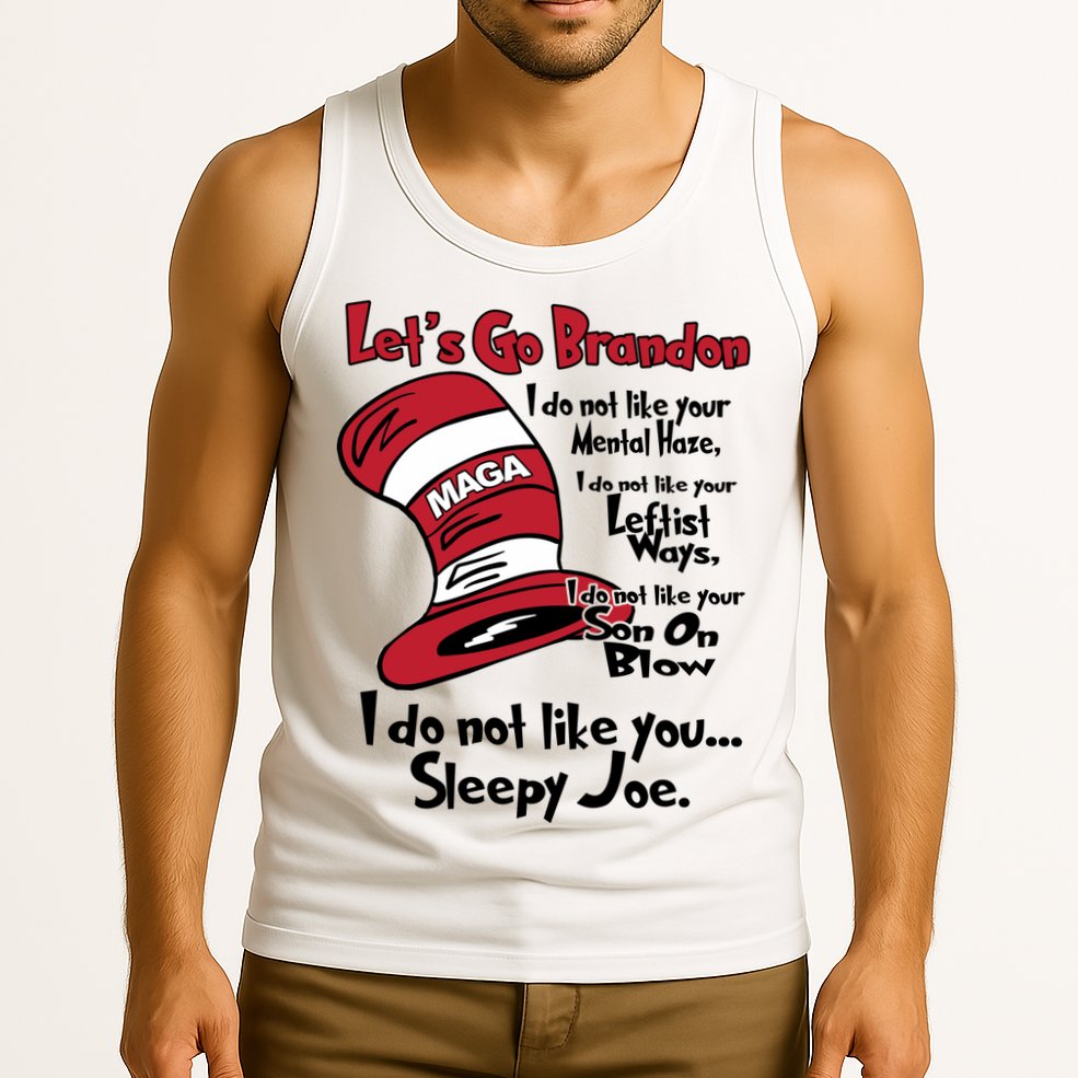 Lets Go Brandon Funny Maga Tank Top