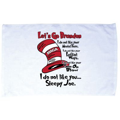 Lets Go Brandon Funny Maga Microfiber Hand Towel