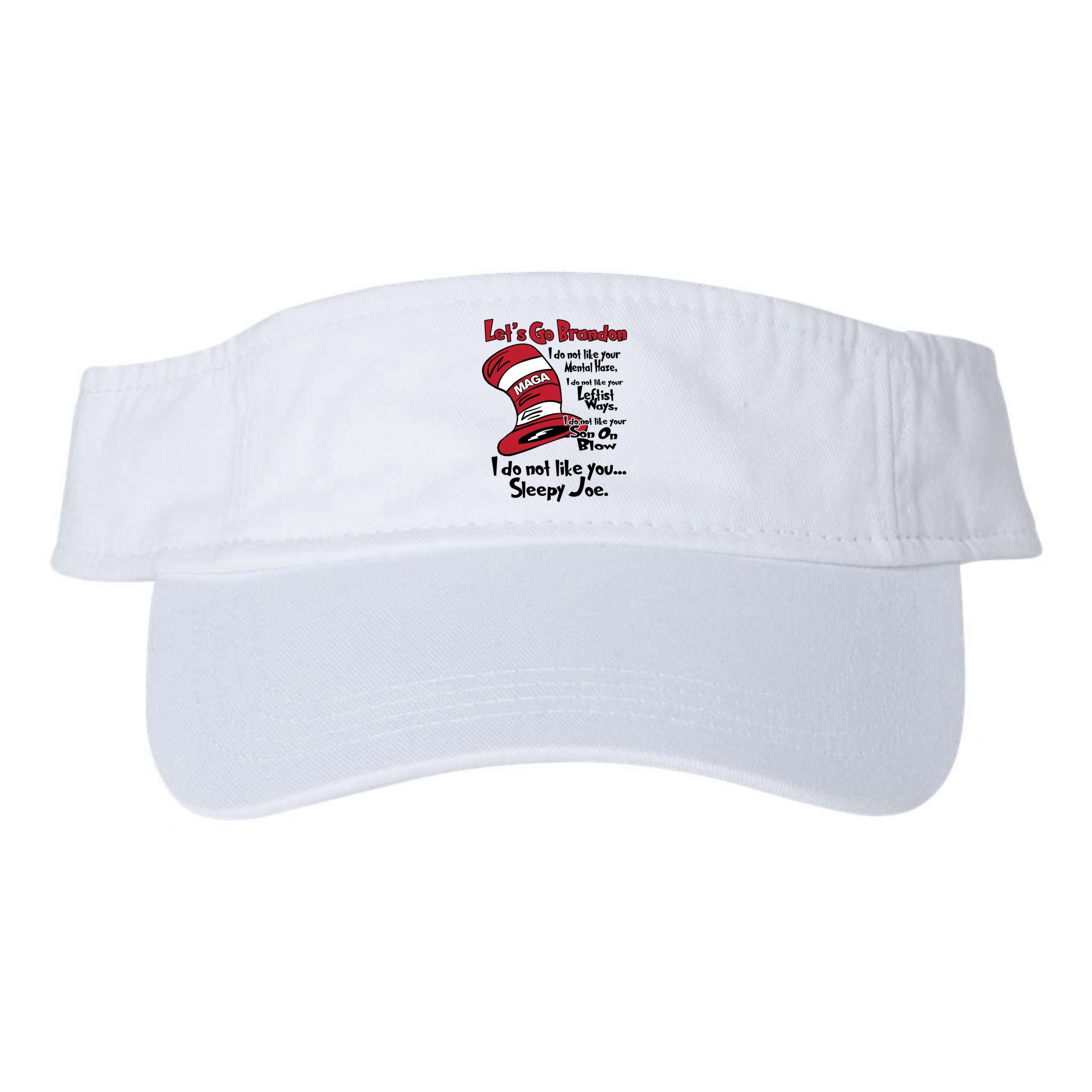 Lets Go Brandon Funny Maga Visor