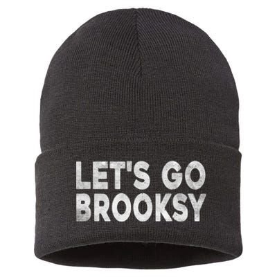 Lets Go Brooksy Sustainable Knit Beanie